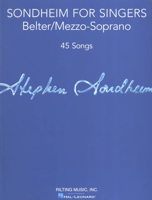 Stephen Sondheim y otros. - Sondheim for Singers