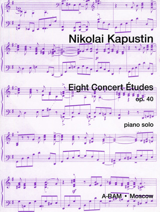 Nikolai Kapustin: Eight Concert Études op. 40