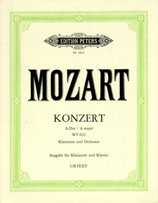 Wolfgang Amadeus Mozart - Concert for Clarinet and Orchestra A major KV 622
