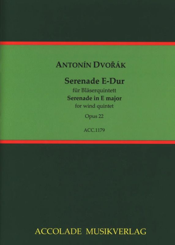 Antonín Dvořák - Serenade für Bläserquintett E-Dur op. 22