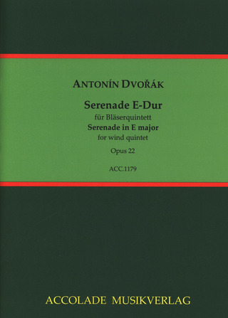Antonín Dvořák: Serenade für Bläserquintett E-Dur op. 22