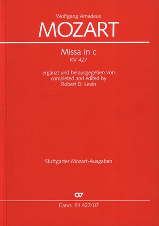 Wolfgang Amadeus Mozart - Missa c-Moll KV427