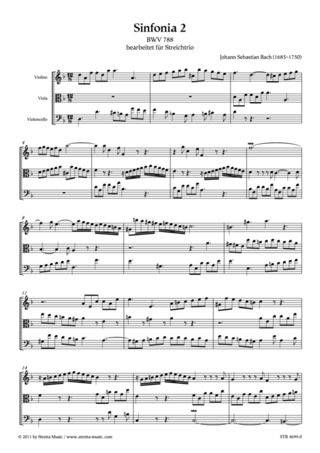 Johann Sebastian Bach: Sinfonia 2
