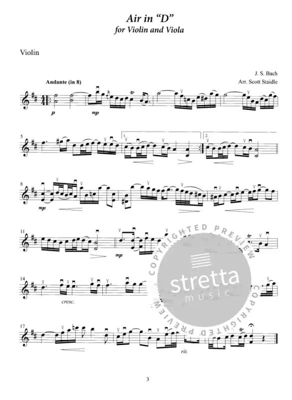 Wedding Music for Violin and Viola (4)