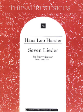 Hans Leo Haßler - 7 Lieder
