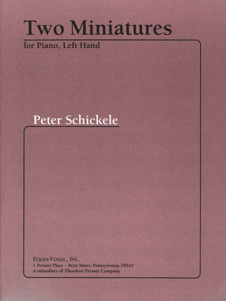 Peter Schickele - 2 Miniatures