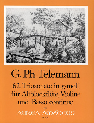 Georg Philipp Telemann - 63. Sonata a tre in G minor TWV 42:g9