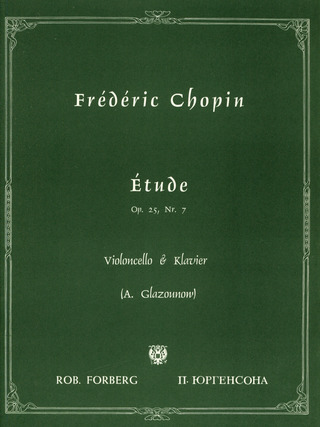 Frédéric Chopin: Etuede Cis-Moll Op 25/7