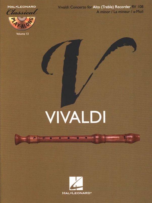 Antonio Vivaldi - Alto (Treble) Recorder Concerto in A minor RV 108