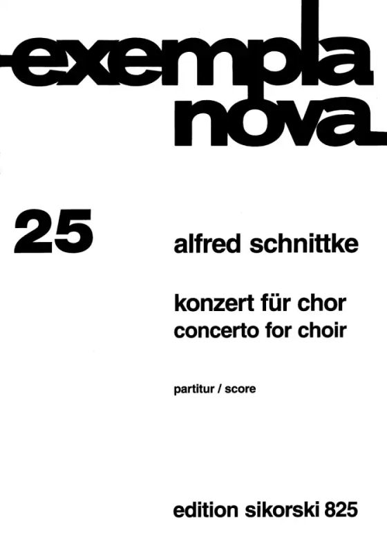 Alfred Schnittke - Konzert für Chor