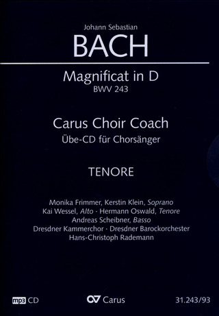 Johann Sebastian Bach - Magnificat in D BWV 243 – Carus Choir Coach – Tenor