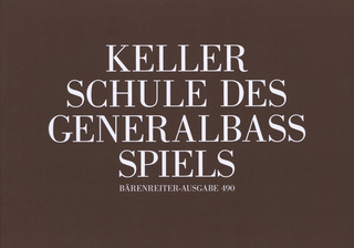 Hermann Keller: Schule des Generalbass-Spiels
