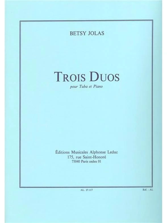 Betsy Jolas - 3 Duos