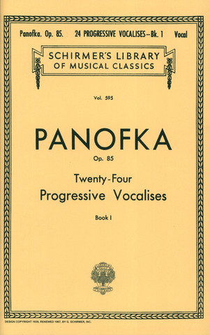 Heinrich Panofka - 24 Progressive Vocalises, Op. 85 - Book 1