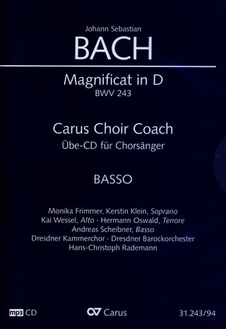Johann Sebastian Bach: Magnificat in D BWV 243 – Carus Choir Coach – Bass