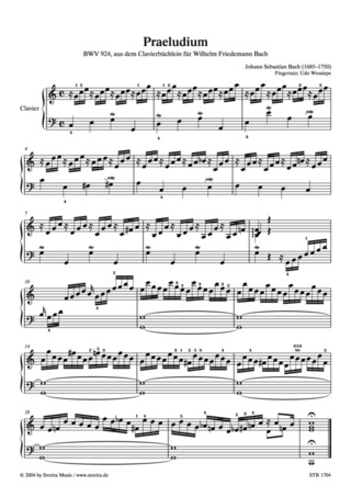 Johann Sebastian Bach - Praeludium C-Dur