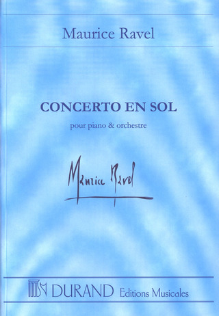 Maurice Ravel: Concerto En Sol, Pour Piano Et Orchestre (Poche)