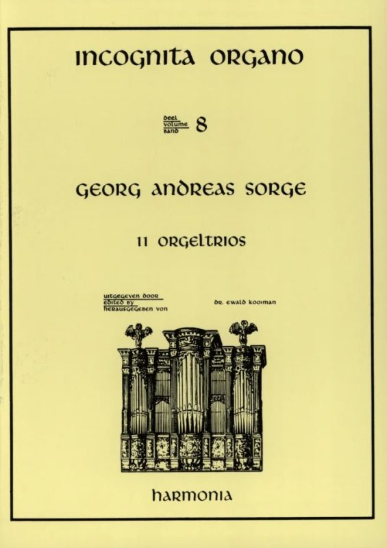Georg Andreas Sorge - 11 Orgeltrios
