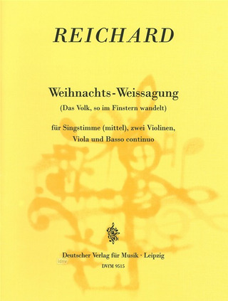 Reichard Johann Georg - Weihnachts-Weissagung