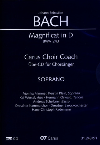 Johann Sebastian Bach: Magnificat in D BWV 243 – Carus Choir Coach – Sopran