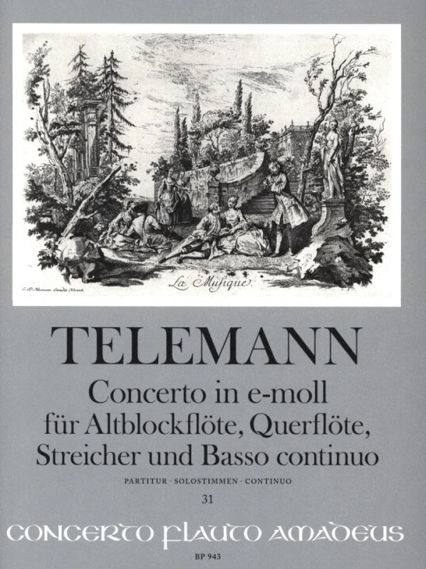 Georg Philipp Telemann - Concerto in e-Moll