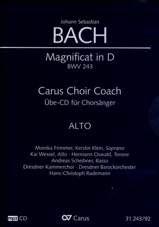 Johann Sebastian Bach - Magnificat in D BWV 243 – Carus Choir Coach – Alt
