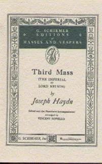 Joseph Haydn - Third Mass (The Imperial of Lord Nelson)