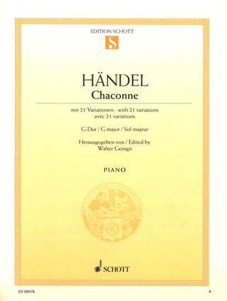 Georg Friedrich Händel - Chaconne G-Dur