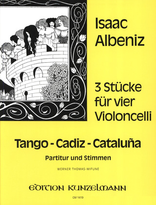 Isaac Albéniz et al. - 3 Stücke für 4 Violoncelli