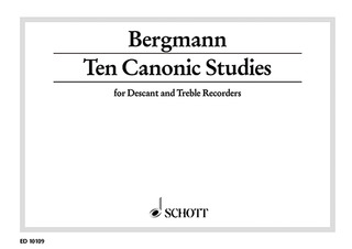 Walter Bergmann - Ten Canonic Studies