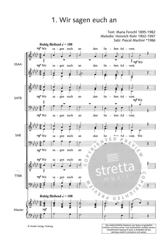 Chor together | im Stretta Noten Shop kaufen