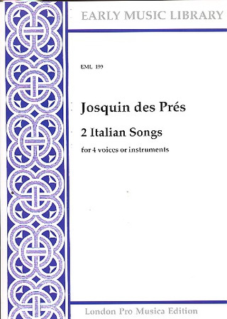 Josquin Desprez - 2 Italian Songs