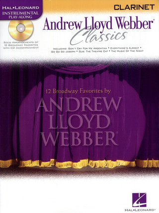 Andrew Lloyd Webber - Hal Leonard Instrumental Play-Along: Andrew Lloyd Webber Classics – Clarinet