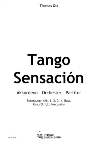 Thomas Ott - Tango Sensación