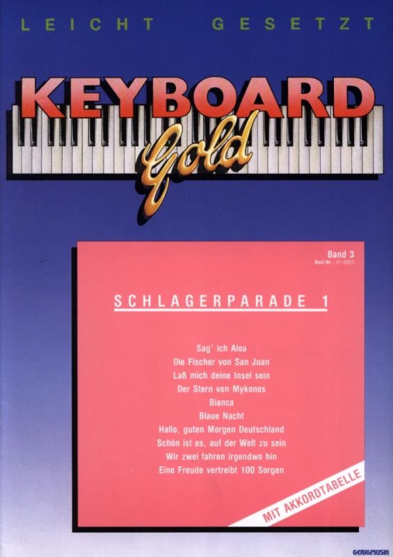 Keyboard Gold 3 Schlagerparade 1 Buy Now In Stretta Sheet Music Shop