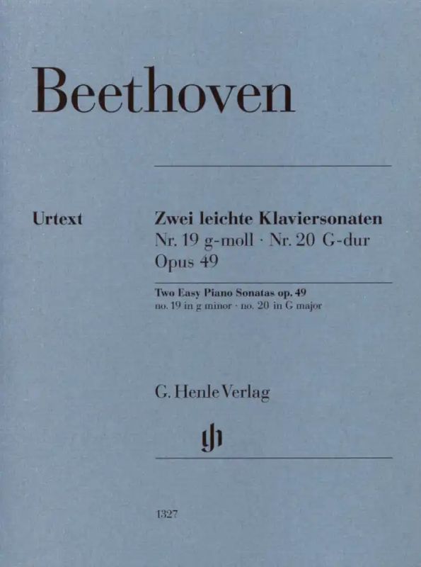 Ludwig van Beethoven - Deux sonates faciles pour piano