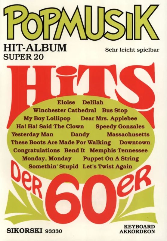 Popmusik Hit-Album Super 20: Hits der 60er