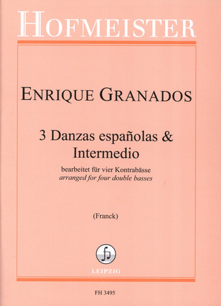 Enrique Granados: 3 Danzas Espanolas & Intermedio