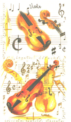 Little Snoring Pocket Notepad: Violin