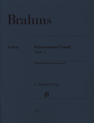 Johannes Brahms - Klaviersonate f-Moll op. 5