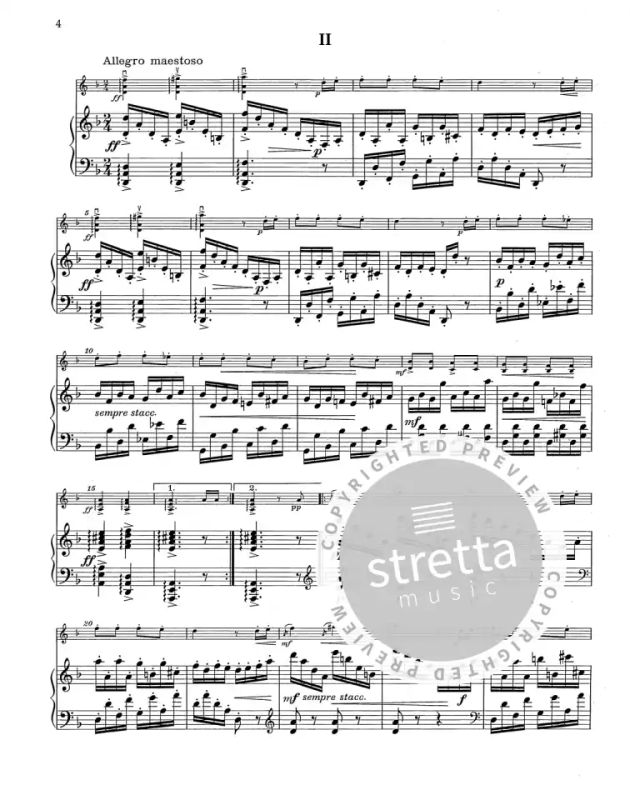Antonín Dvořák - Romantische Stücke für Violine und Klavier op. 75 (2)