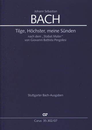 Johann Sebastian Bach - Tilge, Höchster, meine Sünden BWV 1083