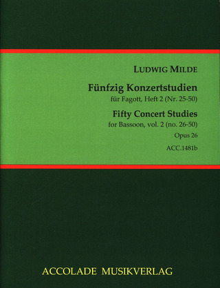 Ludwig Milde - Fifty Concert Studies 2