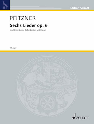 Hans Pfitzner - 6 Lieder