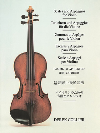 Derek Collier: Tonleitern und Arpeggios für die Violine