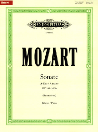 Wolfgang Amadeus Mozart: Sonate A-Dur KV 331 (300i)