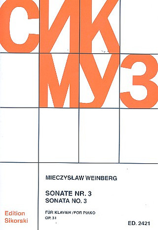 Mieczysław Weinberg - Sonate Nr. 3 gis-moll