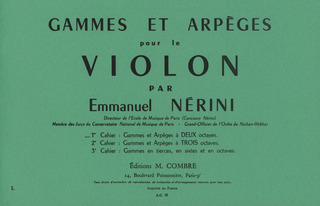 Emmanuel Nerini - Gammes et arpèges 1