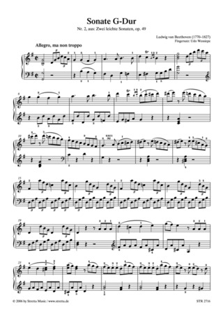 Ludwig van Beethoven: Sonate G-Dur