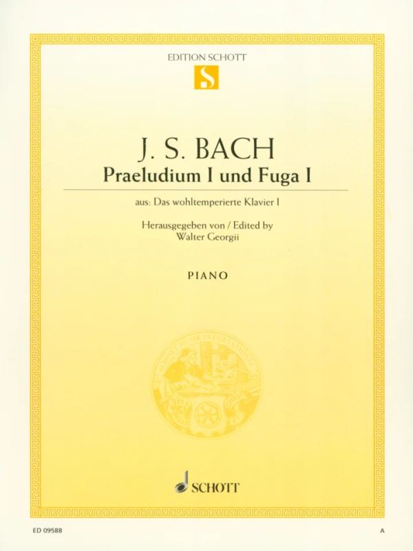 Johann Sebastian Bach - Das wohltemperierte Klavier I C-Dur BWV 846